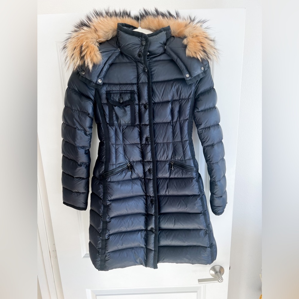 Moncler Women Hemifur Jacket size 00